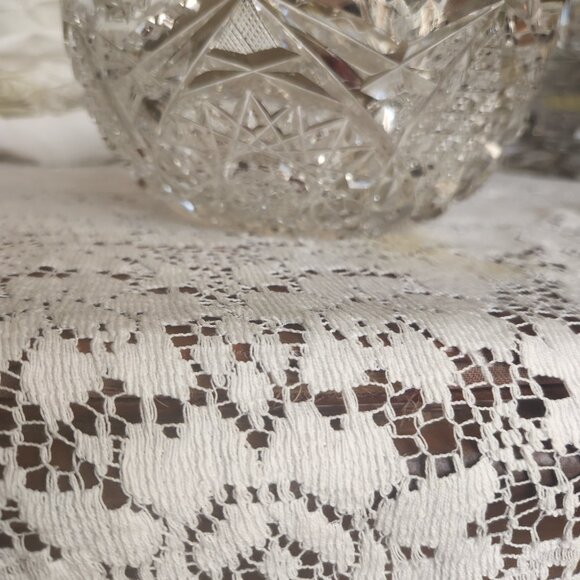 Vintage Cut Crystal Dish/Bowl - Picture 2 of 4